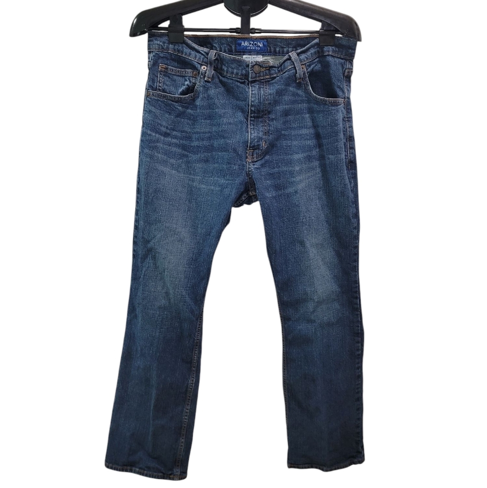 Men's Arizona Flex Bootcut Blue Jeans 34×30